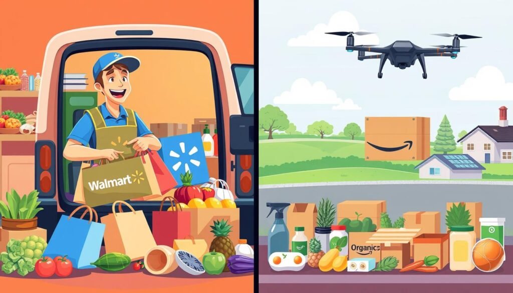 grocery delivery comparison

Walmart+ vs Amazon Subscribe & Save